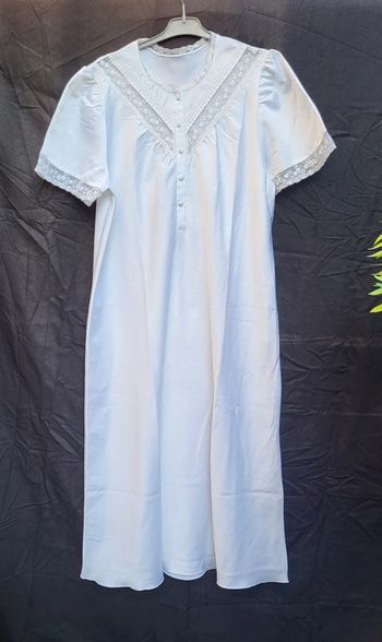 Robe de pyjama longue satinée, made in France 🇨🇵