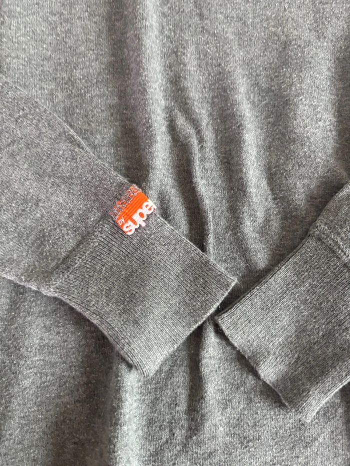 Sweat Superdry taille Xs gris - photo numéro 3