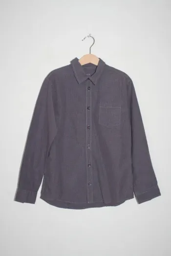 Chemise manches longues vichy violette CFK 10 ans