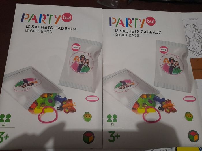 Lot de 2 paquets de sacs cadeaux oxybul - photo numéro 2