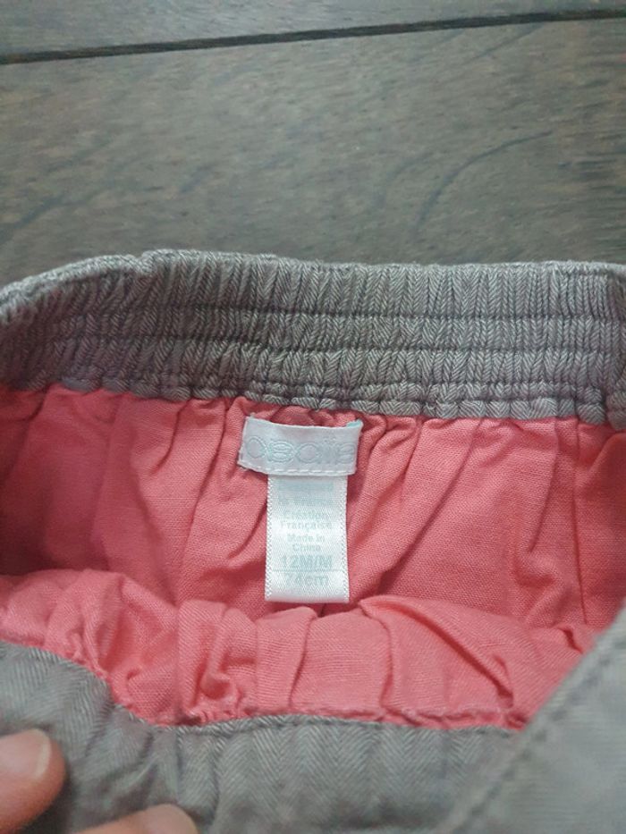 Lot de short et jupe fille 12 mois - photo numéro 7