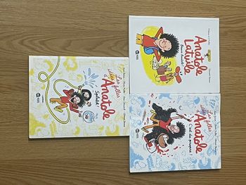 Lot de 3 livres bd Anatole latuile