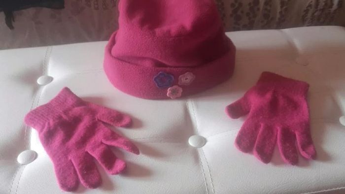 Parure bonnet et gants - photo numéro 3