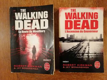 2 livres Walking dead gouverneur