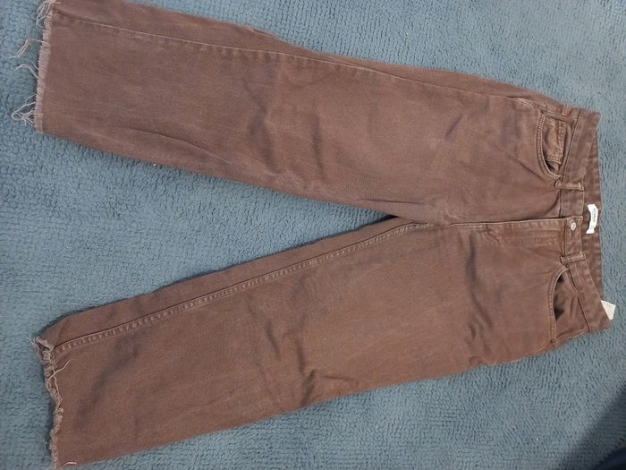 Pantalon femme marron
