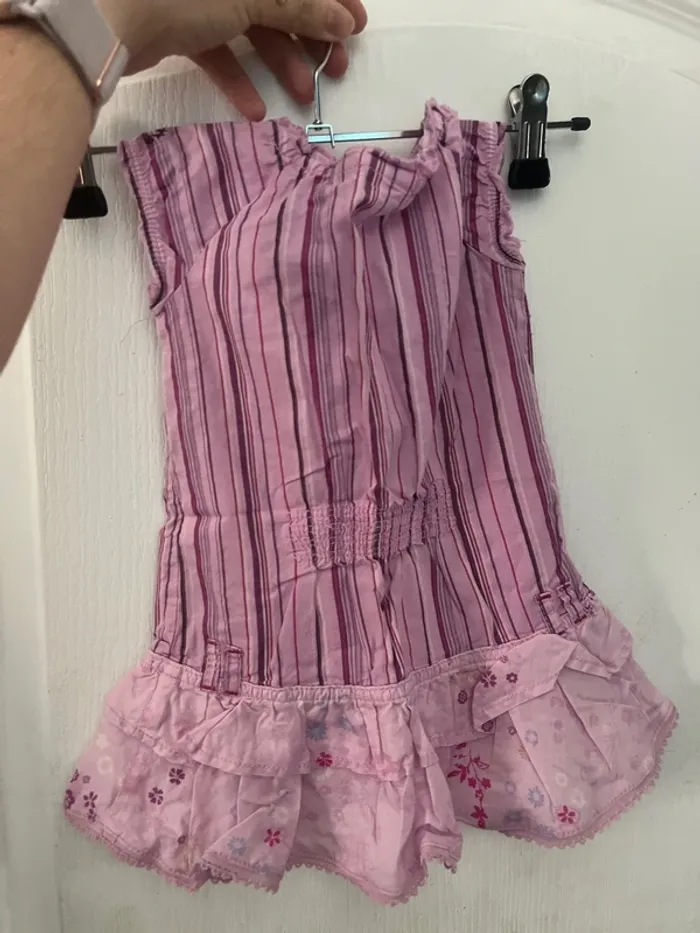 Robe rayure petite fille - photo numéro 2