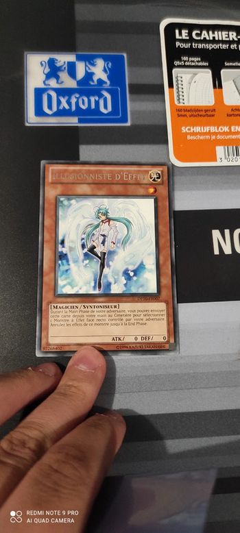 Carte illusionniste d'effet
