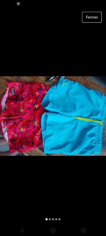 Lot short de bain