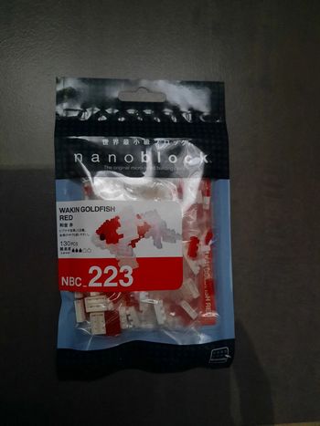 Nanoblock - Wakin goldfish red _ NBC_223