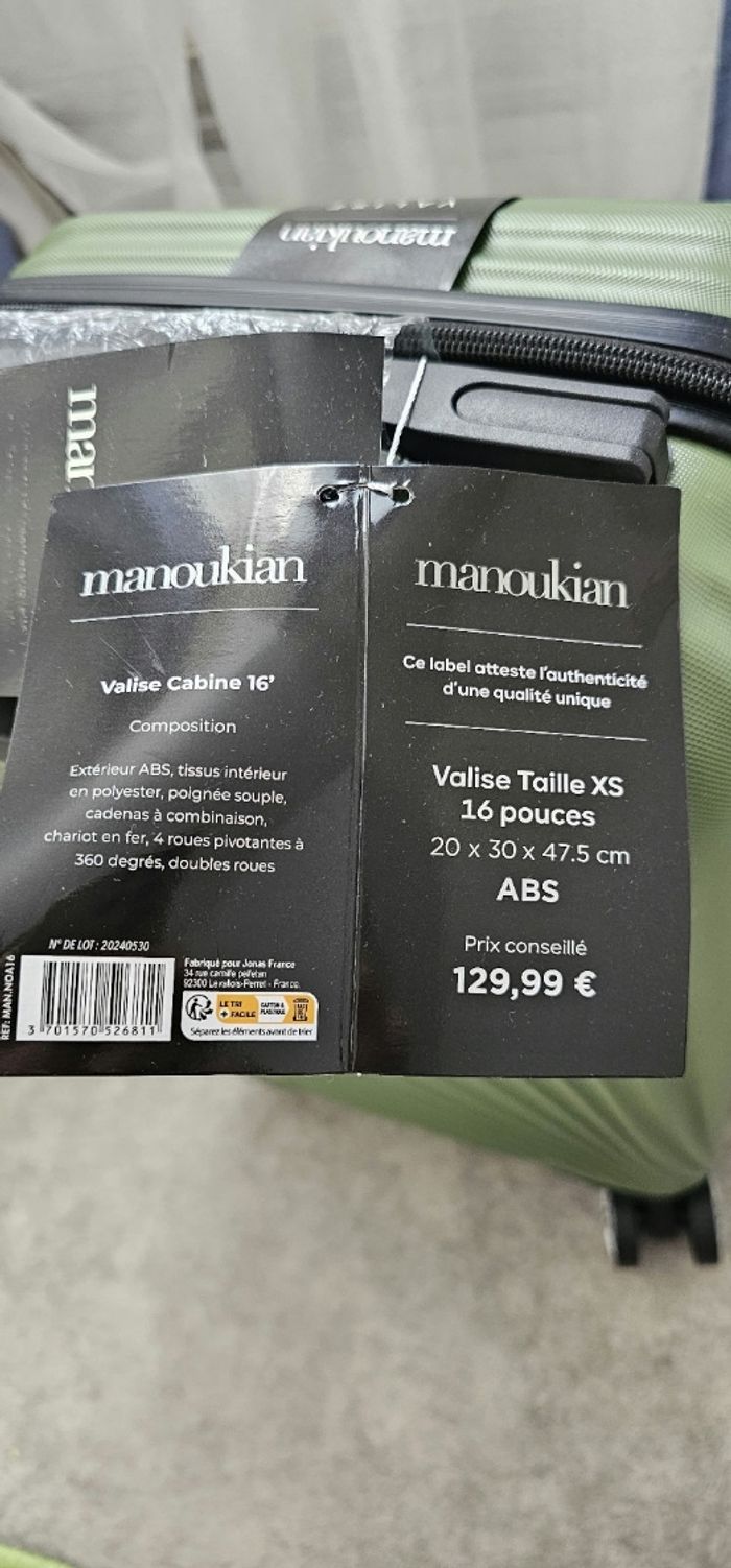 Valise  Cabine Neuve Manoukian - photo numéro 10