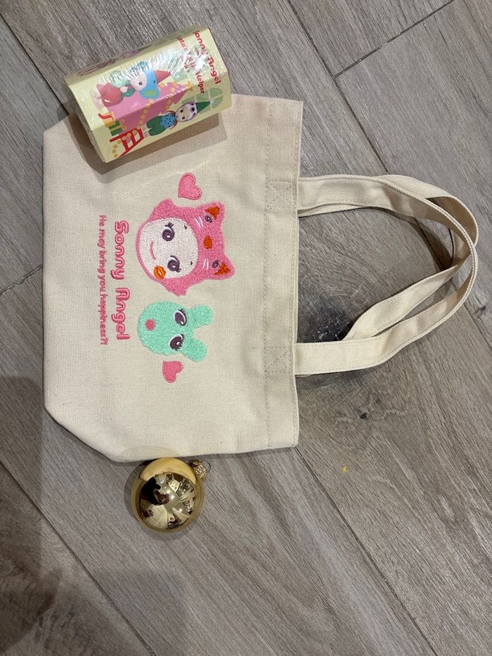 Lot  tote bag et Sonny angel Santa’s Little helper