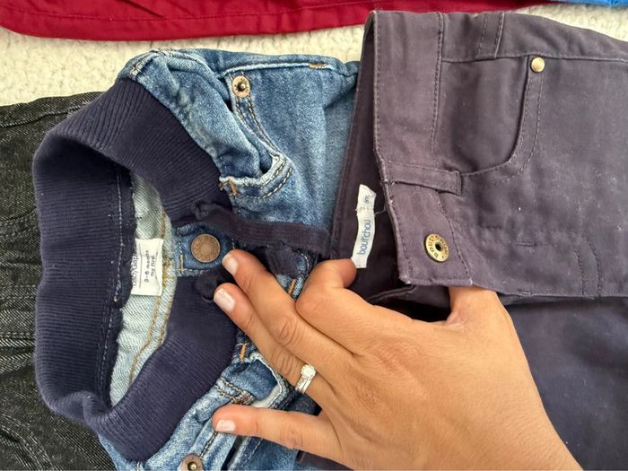 Lot de 6 jean pantalons 6 mois jacadi kiabi - photo numéro 2