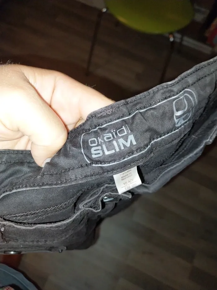 Pantalon jeans slim okaidi 10 ans - photo numéro 2