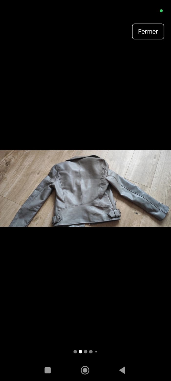 Veste en simili cuir - photo numéro 2