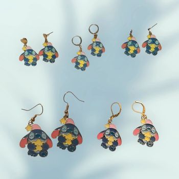 Boucles d'oreilles Stitch Disney