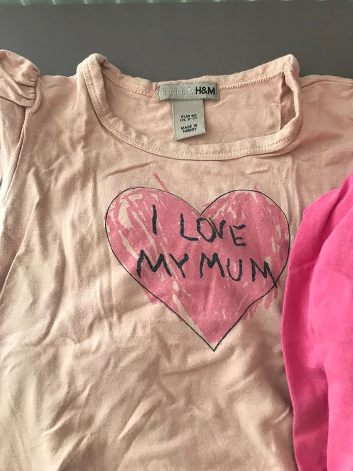 Lot 4 tee shirts fille 3 ans - photo numéro 3