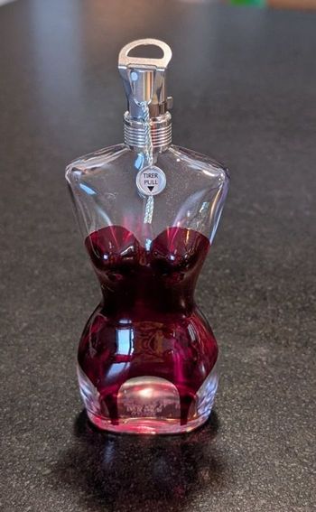 Flacon vide sans boite Classique corset rouge Jean Paul Gaultier 100 ml