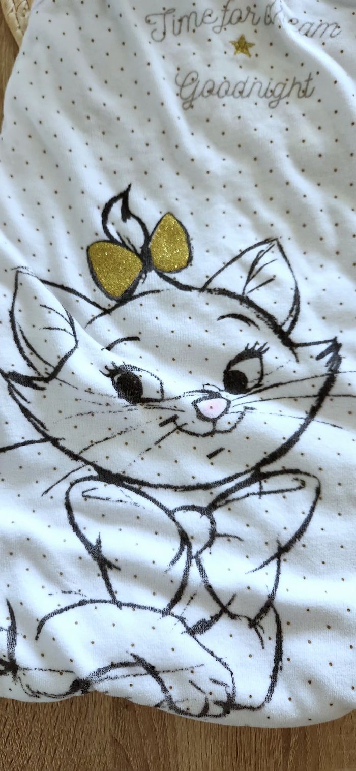 Gigoteuse Bébé fille 0/6mois Disney Marie Blanc - photo numéro 4