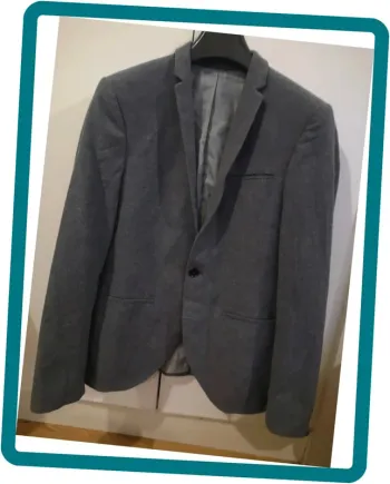 Blazer / Veste de costume Nöak bleu chiné taille 46