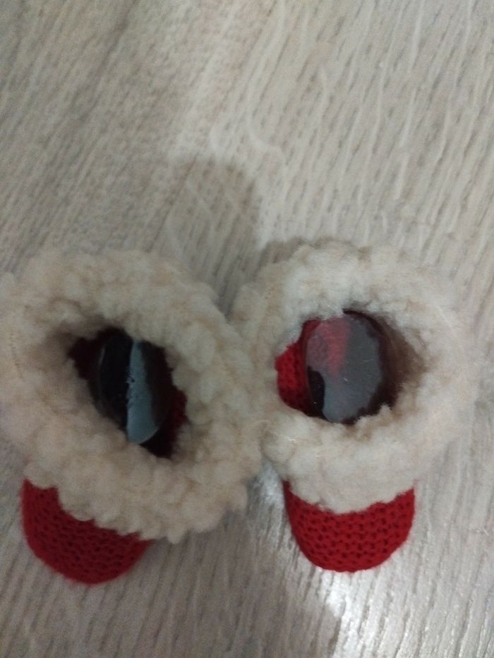 Paire de chausson noël bébé 3-6 mois - photo numéro 2