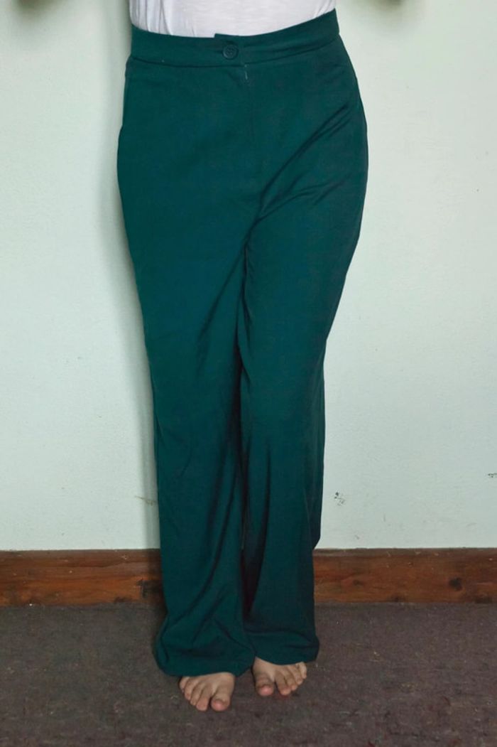 Pantalon Cache Cache bleu canard