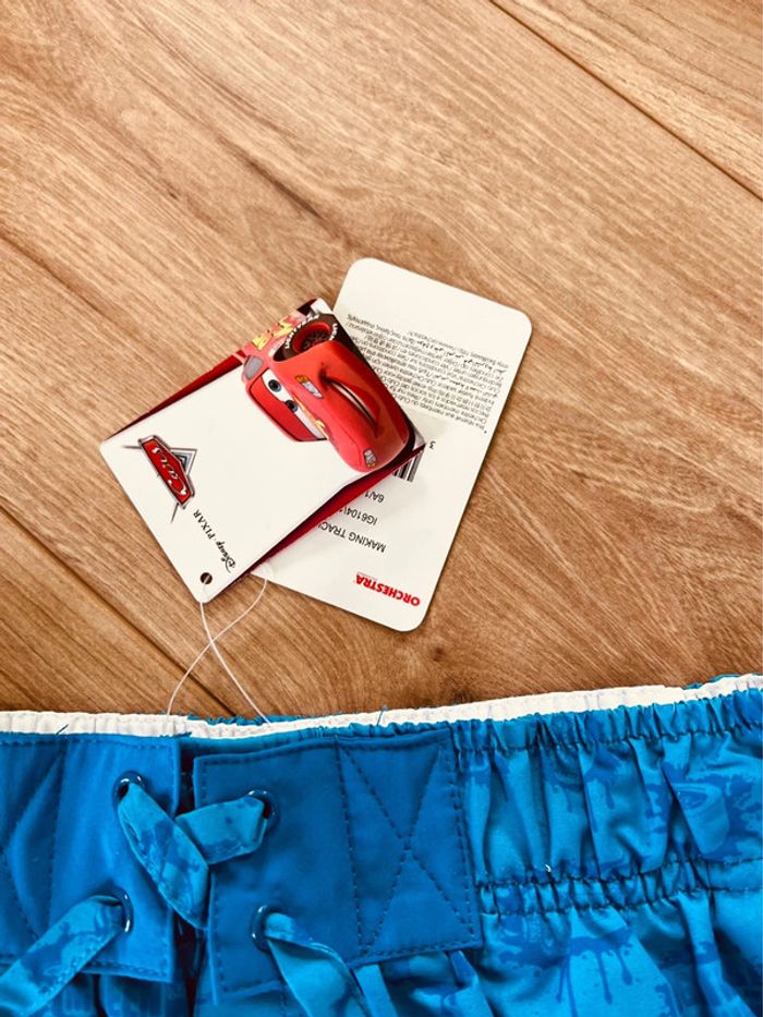 Taille 6 ans short de bain garçon orchestra bleu * cars * 💙 - photo numéro 3