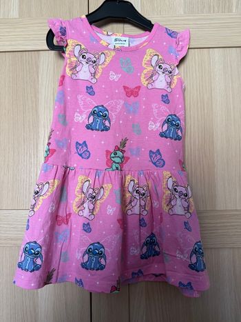 Robe été rose stitch/angel DISNEY t.3-4ans