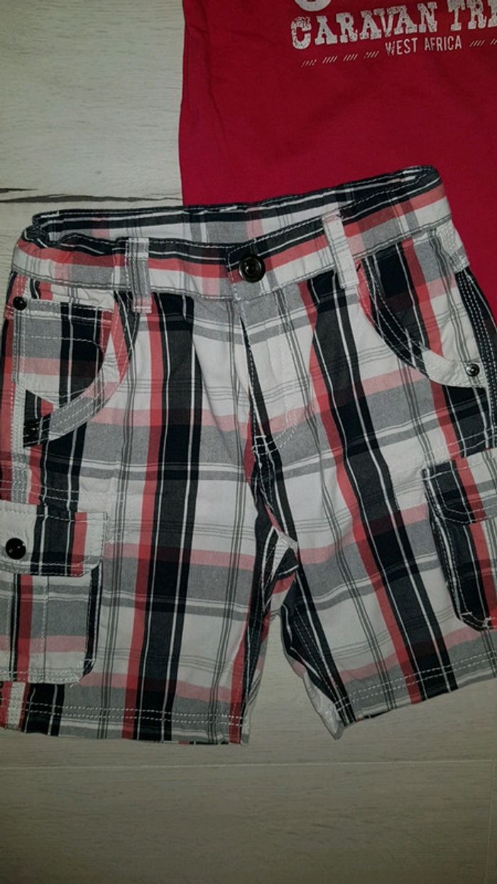 Lot de 3 articles garçon été 6ans ikks vert baudet - photo numéro 3