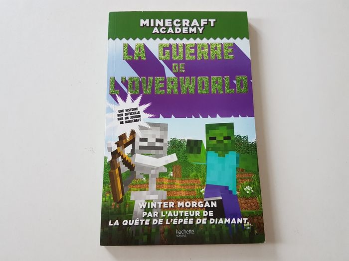 Livre Minecraft Academy La Guerre de l'Overworld Winter Morgan
