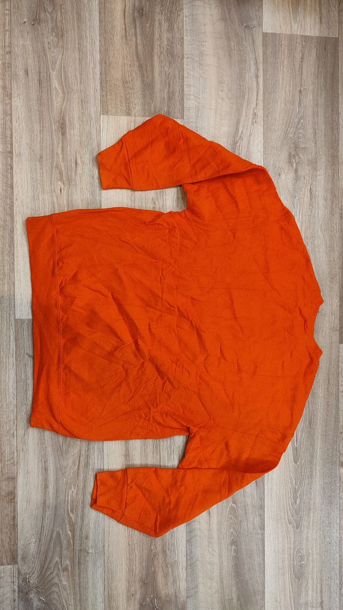 Vêtement homme Sweatshirts Sweats pull orange Fruit of the loom taille L #Retrostreet - photo numéro 6