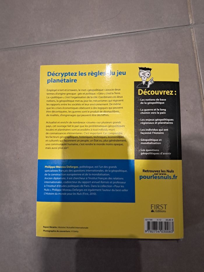 La géopolitique pour les nuls first édition - photo numéro 2