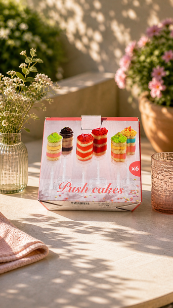 Moules push cakes x6 NEUFS – parfait pour fêtes, anniversaires, DIY pâtisserie