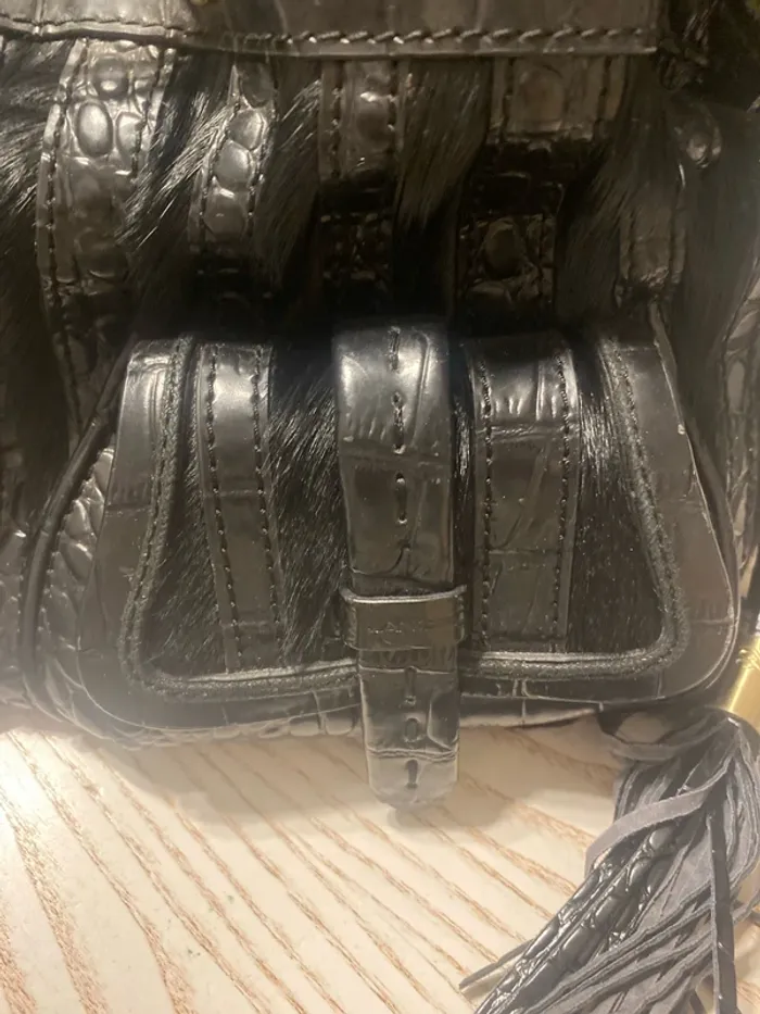 sac 1er flirt LANCEL grand model noir cuir authentique - photo numéro 5