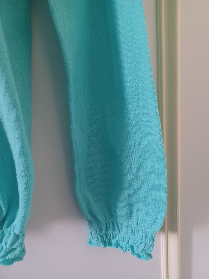 Gilet fin Naf Naf Turquoise taille L - photo numéro 5