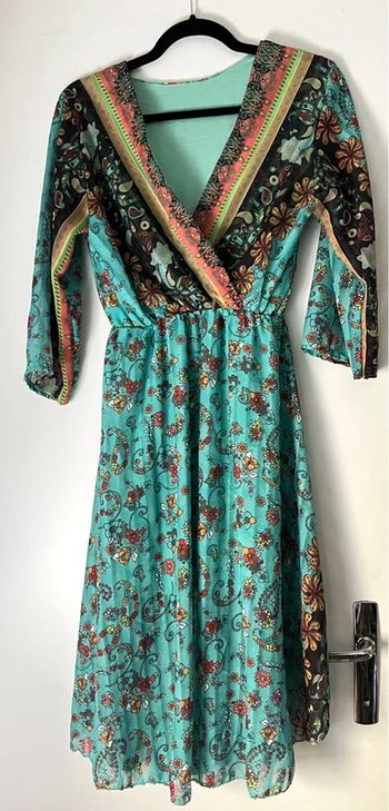 Robe imprimée bohème taille