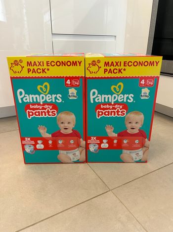188 Couches Pampers Pants Baby Dry Taillle 4 