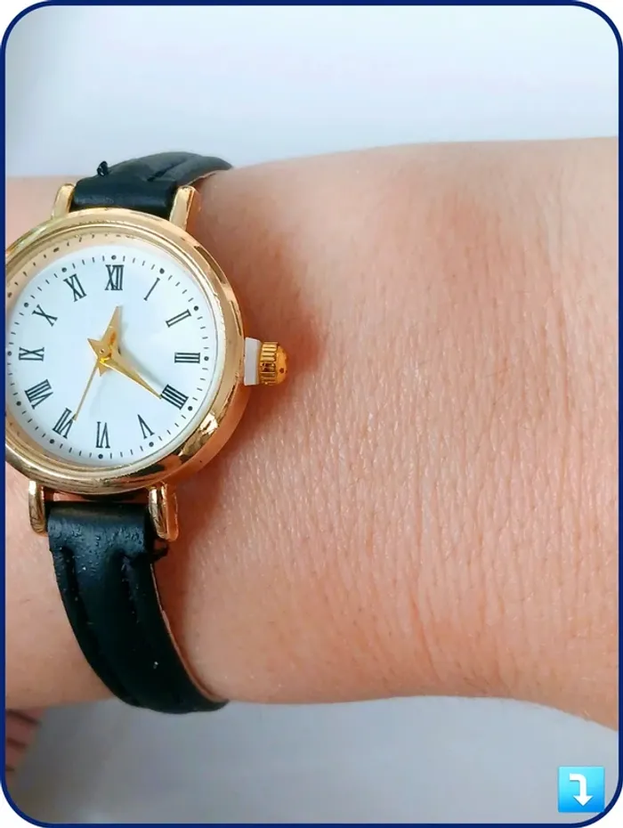 Montre chic au style classique, cadran romain et bracelet raffiné - photo numéro 6