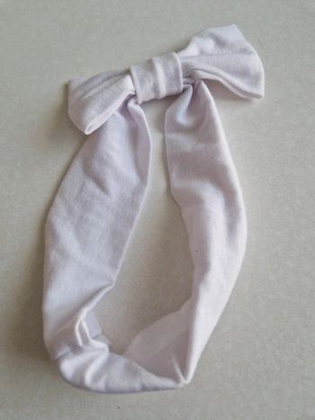 Bandeau blanc taille unique