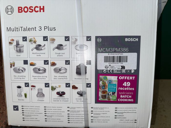 Robot  BOSCH MultiTalent 3 Plus 900W - photo numéro 2