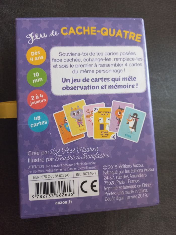 Cache quatre auzou - photo numéro 3