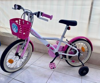 Vélo 16 pouces 4-6 ans 500 docto girl b'twin