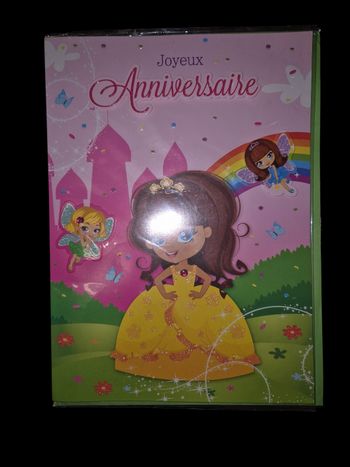 Carte Xl pop-up princesse