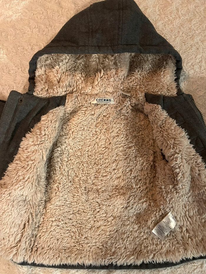 Duffle coat cocoon 9 mois comme neuf - photo numéro 4