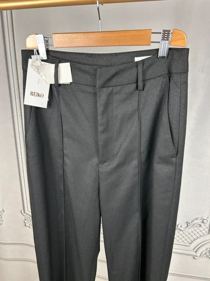 Pantalon taille haute Reiko W27 Noir Neuf - photo numéro 2