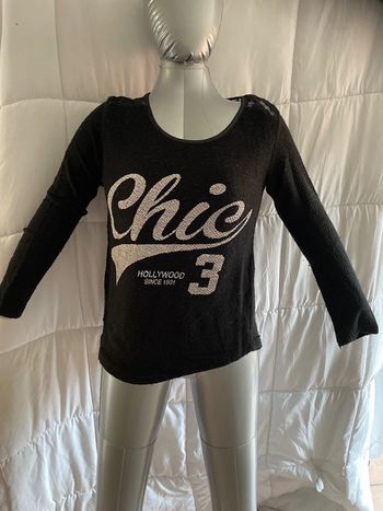 pull d'hiver sans marque noir taille M