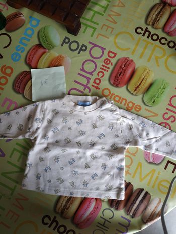Tee-shirt manche longue 3 mois