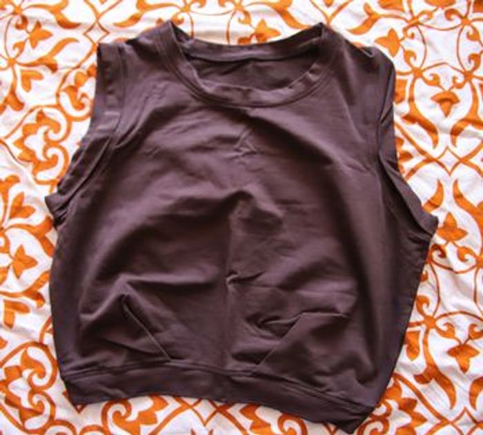 Crop Top Marron