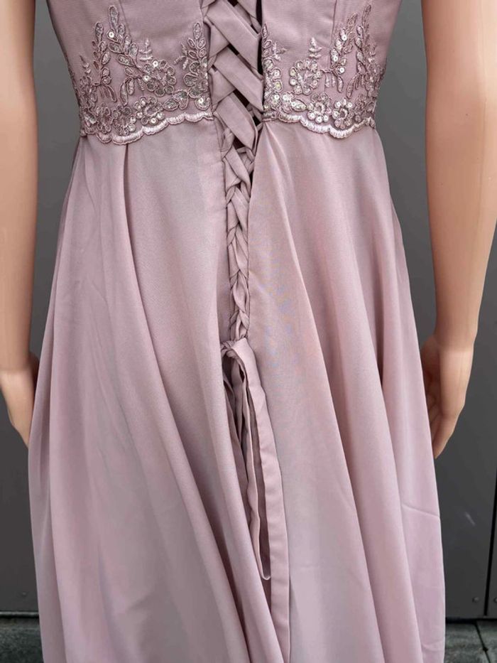 Ensemble robe mariage 2 pièces en dentelle – taille M - photo numéro 8