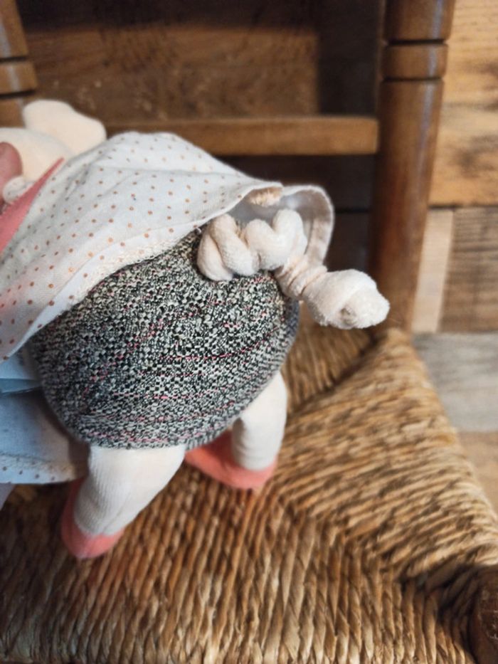 Peluche musicale souris moulin roty il était une fois tbe - photo numéro 6