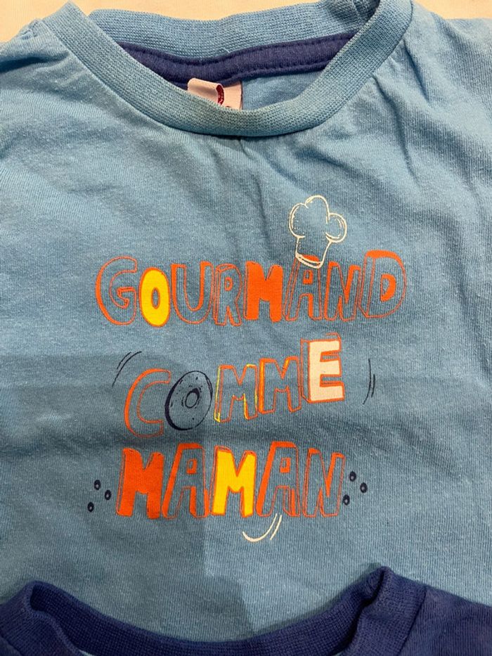 Lot 3 tee-shirts manches longues 6 mois - photo numéro 4